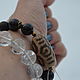 Set of bracelets made of Petersite and Tibetan mascot Ji. Bracelet set. Jewerly for Happiness. My Livemaster. Фото №6