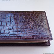 Сумки и аксессуары handmade. Livemaster - original item Passport cover crocodile leather. Handmade.