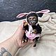 Заказать  горилла черная. IRINA FEDI TOYS. Ярмарка Мастеров. . Тедди Зверята Фото №3