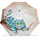 Umbrella parasol hand painted Cheshire cat. Umbrellas. BelkaStyle - handmade and design. Online shopping on My Livemaster.  Фото №2