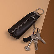 Сумки и аксессуары handmade. Livemaster - original item key holder made of genuine leather. Handmade.