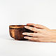 Глубокая тарелка из сибирского кедра (бульоница) 150 мм T172. Наборы посуды. ART OF SIBERIA. Ярмарка Мастеров.  Фото №5