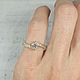 Красивое кольцо с бриллиантом, помолвочное кольцо, кольцо в подарок. Кольцо помолвочное. Обручальные кольца 'go_LD'. Ярмарка Мастеров.  Фото №6