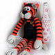 Tiger Edgar. knitted toy. Stuffed Toys. GALAtoys. My Livemaster. Фото №6
