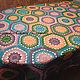 Knitted tablecloth 'Kaleidoscope'. Tablecloths. Oksana Vladarskaya. Online shopping on My Livemaster.  Фото №2