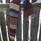 Order Woven, warm and cozy handmade scarf, Unisex. Boho-Eklektika. Livemaster. . Scarves Фото №3