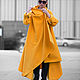Wool coat, asymmetrical cut - CT0001CA, Coats, Sofia,  Фото №1