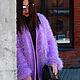 Womens fluffy purple cardigan. Cardigans. SHAPAR - knitting clothes. Online shopping on My Livemaster.  Фото №2