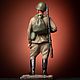 Боец Красной армии в летней форме одежды 1943 г. (в каске). Именные сувениры. Балтийская коллекция солдатиков. Ярмарка Мастеров.  Фото №6