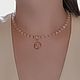 Колье из розового кварца и жемчуга. Колье. Jewelry KCV | Стильные украшения. Ярмарка Мастеров.  Фото №5