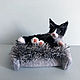 Мейн-кун, миниатюрная кошка по фото. Амигуруми куклы и игрушки. art_e_fiori. Ярмарка Мастеров.  Фото №6