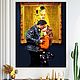 Painting of a Couple in a museum. Klimt Kiss, love painting. Pictures. House of the Sun (irina-bast). My Livemaster. Фото №5