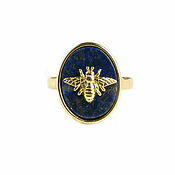 Украшения handmade. Livemaster - original item Lapis lazuli ring 