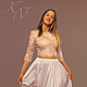 Wedding crop top is 'JASMINE'. Wedding dresses. natakornakova (natakornakova). Online shopping on My Livemaster.  Фото №2