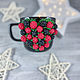Кружка с ягодами. Кружки и чашки. Mimi_mugs. Интернет-магазин Ярмарка Мастеров.  Фото №2