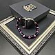Order Men's bracelet with black onyx and ruby. Stone Guest. Livemaster. . Bead bracelet Фото №3