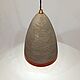Order Ceramic pendant lamp with concrete decor. Light Ceramics RUS (svetkeramika). Livemaster. . Ceiling and pendant lights Фото №3