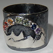 серебряное кольцо  Ла-Тен 4 век в кельтском стиле "Связь миров"