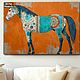 Картина маслом “Horse”. Картины. DARI ART. Интернет-магазин Ярмарка Мастеров.  Фото №2