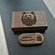 Wooden flash drive with engraving in a box, flash drive. Flash drives. fleshki22. My Livemaster. Фото №5