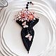 Заказать Брошь "Зонтик". Анжела Дреева (angelika_jewelry). Ярмарка Мастеров. . Брошь-булавка Фото №3