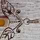 Natural Landscape Amber 925 Sterling Silver. Amber Silver Pendant. Vintage pendants. Aleshina. Online shopping on My Livemaster.  Фото №2