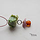 Кулон lampwork "Нашли в капусте". Подвеска. Сергеева Ирина. Интернет-магазин Ярмарка Мастеров.  Фото №2