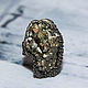 925 Sterling Silver Ring with untreated pyrite IV0094, Rings, Yerevan,  Фото №1