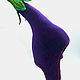  eggplant. Caps. HANDMADE Studio. Online shopping on My Livemaster.  Фото №2
