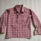 Винтаж handmade. Livemaster - original item Clothing vintage: Children`s vintage shirt, Soviet vintage. Handmade.