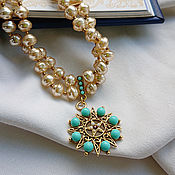 Винтаж: Ожерелье фирмы 1928 Jewelry США "Счастливая звезда" 51980