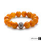 Women's bracelet made of Baltic amber with silver charm, Bead bracelet, Moscow,  Фото №1