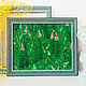 Картина маслом Зелень. Иван-чай - картина в рамке, 20х25 см, Картины, Смоленск,  Фото №1