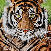 Материалы для творчества handmade. Livemaster - original item Embroidery kits: The year of the tiger. Handmade.