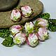 Бусины розочки лэмпворк "Пробуждение" Стекло lampwork. Бусины. Оксана Искуснова украшения лэмпворк (SOVARTstudio). Ярмарка Мастеров.  Фото №4