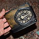 Steampunk cat leather purse . Steampunk purse. Wallets. FamilySkiners. Online shopping on My Livemaster.  Фото №2