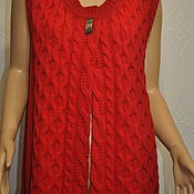 Одежда handmade. Livemaster - original item Knitted vest. Handmade.