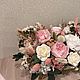 Заказать Композиция из стабилизированных цветов. Невянущие цветы. Ярмарка Мастеров. . Цветы сухие и стабилизированные Фото №3