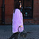 Order Womens fluffy purple cardigan. SHAPAR - knitting clothes. Livemaster. . Cardigans Фото №3