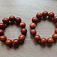 Rosary bracelet made of rosewood beads is large!! 18 mm. Bead bracelet. marusjy. My Livemaster. Фото №4