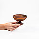 Order Cream bowl (bowl) on a leg of Siberian cedar wood T115. ART OF SIBERIA. Livemaster. . Salad Bowl Фото №3