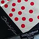 Винтаж: Прекрасный горошек!! Dolce Gabbana. Платки винтажные. Олеся. Интернет-магазин Ярмарка Мастеров.  Фото №2