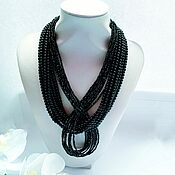Украшения handmade. Livemaster - original item Necklace made of black spinel and black onyx. Handmade.