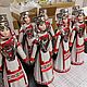 Чуваши. Парная композиция. Куклы фарфоровые. Народная кукла. Потешный промысел. Ярмарка Мастеров.  Фото №11