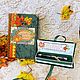 Подарочный комплект для учителя "Осенняя сказка". Ежедневники. Галина (PRIMAVERA) (Alinka-7980). Ярмарка Мастеров.  Фото №5