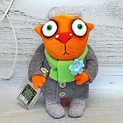 Куклы и игрушки handmade. Livemaster - original item I just love you! Soft toy plush red cat by Vasya Lozhkin. Handmade.