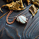 Copper pendant with a piece of agate Pendant made of copper with a stone agate Copper. Pendant. Strangell Jewelry. My Livemaster. Фото №4