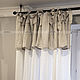 Linen curtains with bow ties. Curtains1. Linenburg. My Livemaster. Фото №5