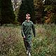 Мантия кофта на молнии утепленная с капюшоном хаки. Кофты. Fogy Fleet. Ярмарка Мастеров.  Фото №7
