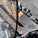 Bio fireplace outdoor Lounge 'Graphite'. Fireplaces. Woodkamin - wood fireplaces. Online shopping on My Livemaster.  Фото №2